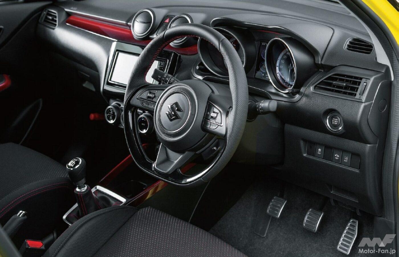4代目「スイフトスポーツ」のコクピット
