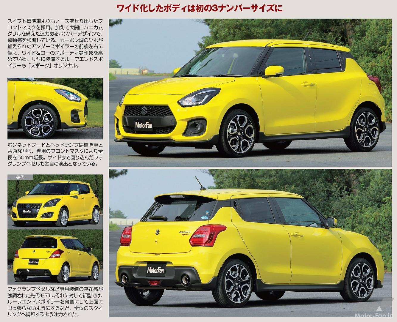 3代目と4代目のスイフトスポーツ比較