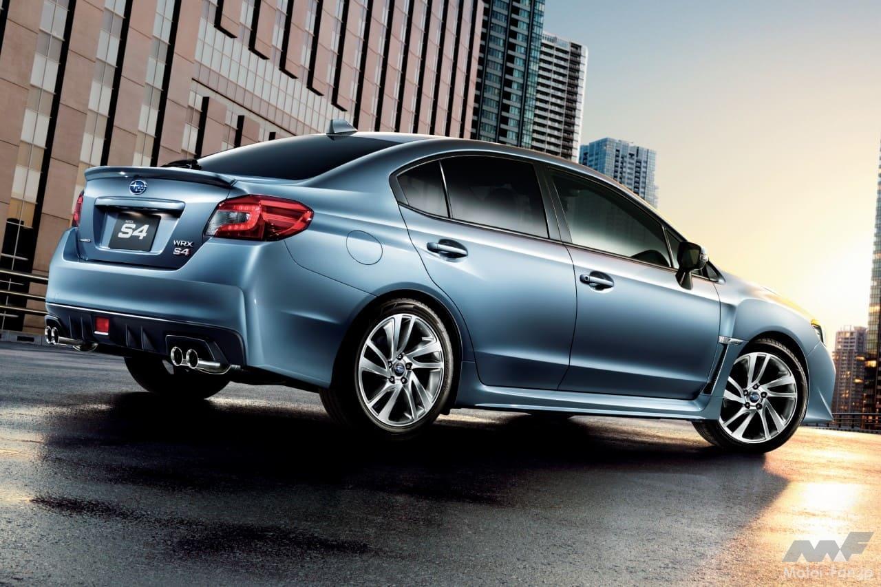 「WRX S4」のサイドビュー
