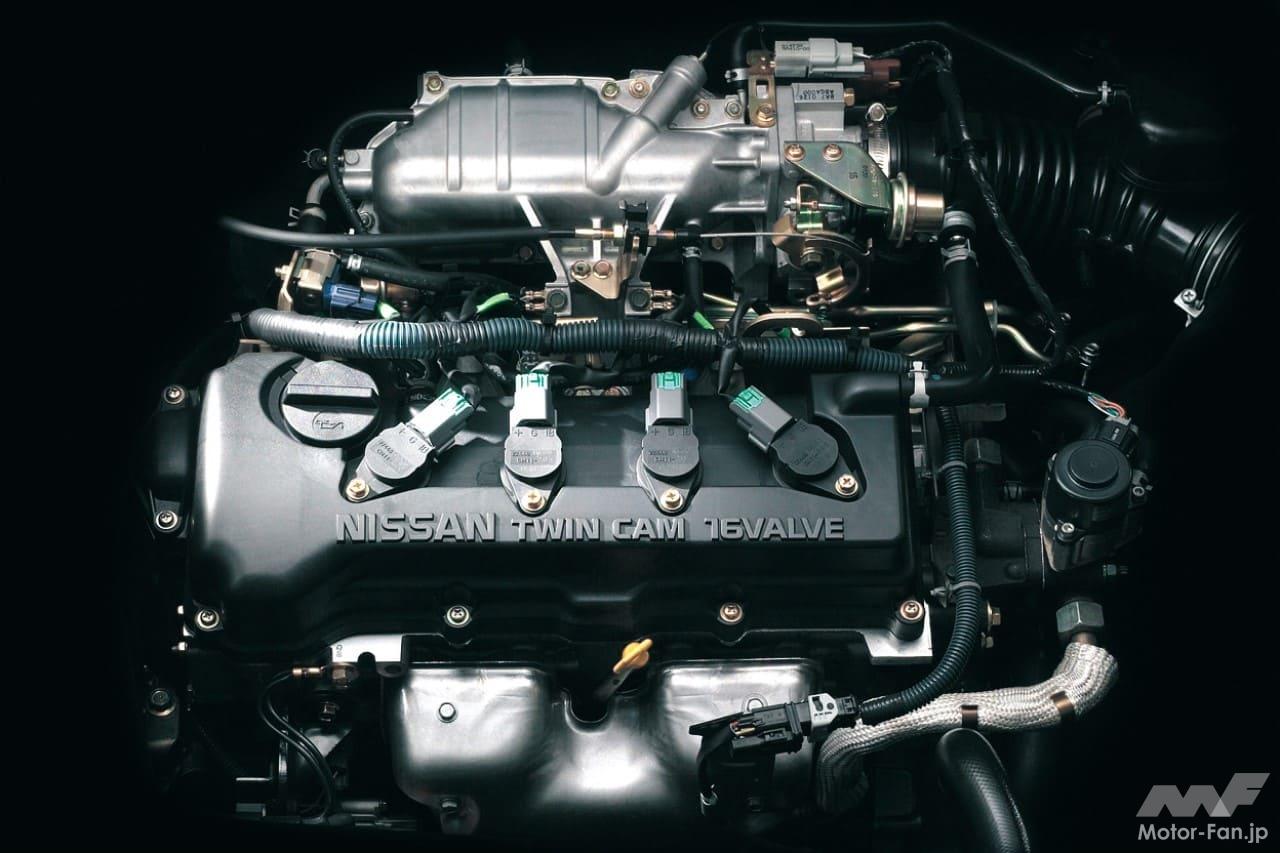 「ブルーバードシルフィ」の1.8L エンジン