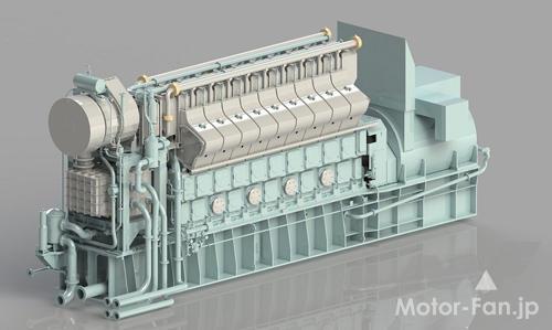 川崎重工：大型ガスエンジンにおける水素30%混焼技術を開発