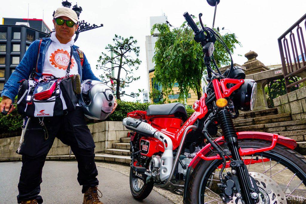 HONDA CT125 ハンターカブ 日本橋 東海道