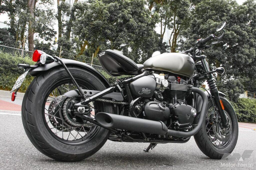 トライアンフ・ボンネビルボバー ブラック