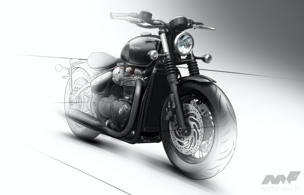 トライアンフ・ボンネビルボバー ブラック