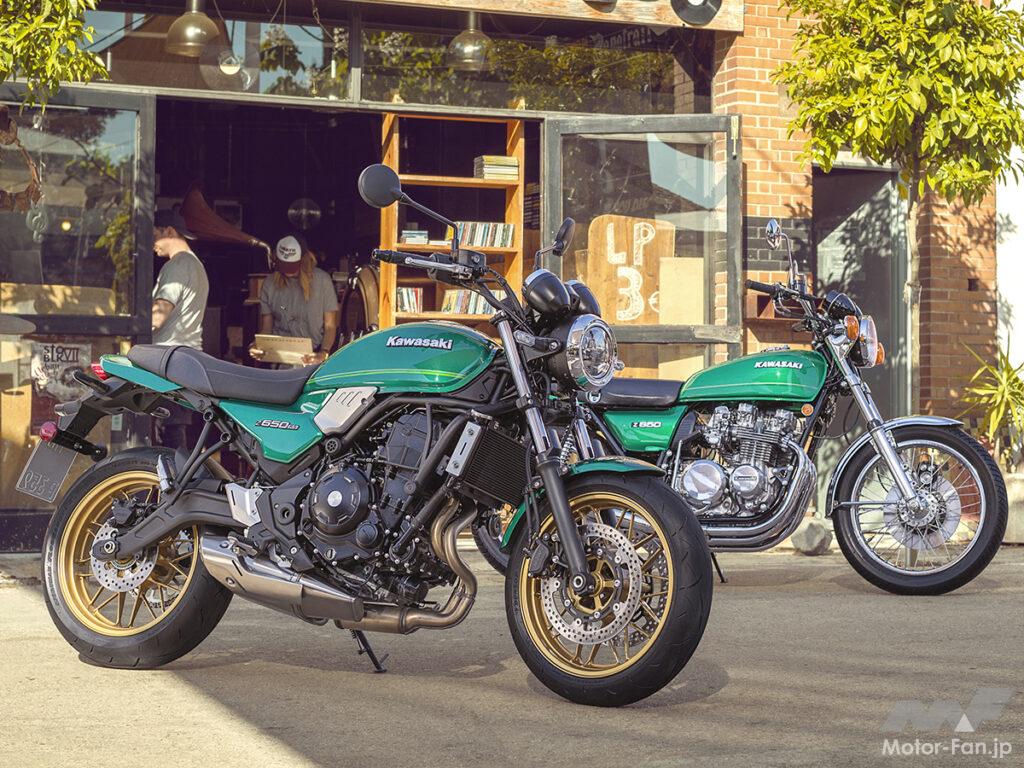 いいね、並列2気筒649cc！ 新型レトロスポーツ、カワサキZ650RS、その
