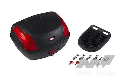 バイクパーツセンター リアボックス YM-0889 ブラック/レッド 48L