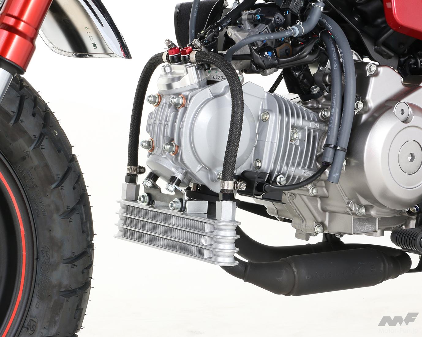 MORIN製 モンキー125 ハイパーオイルクーラー 4段コア Amazon | モンキー125 ハイパーオイルクーラー 4段コア MORIN製
