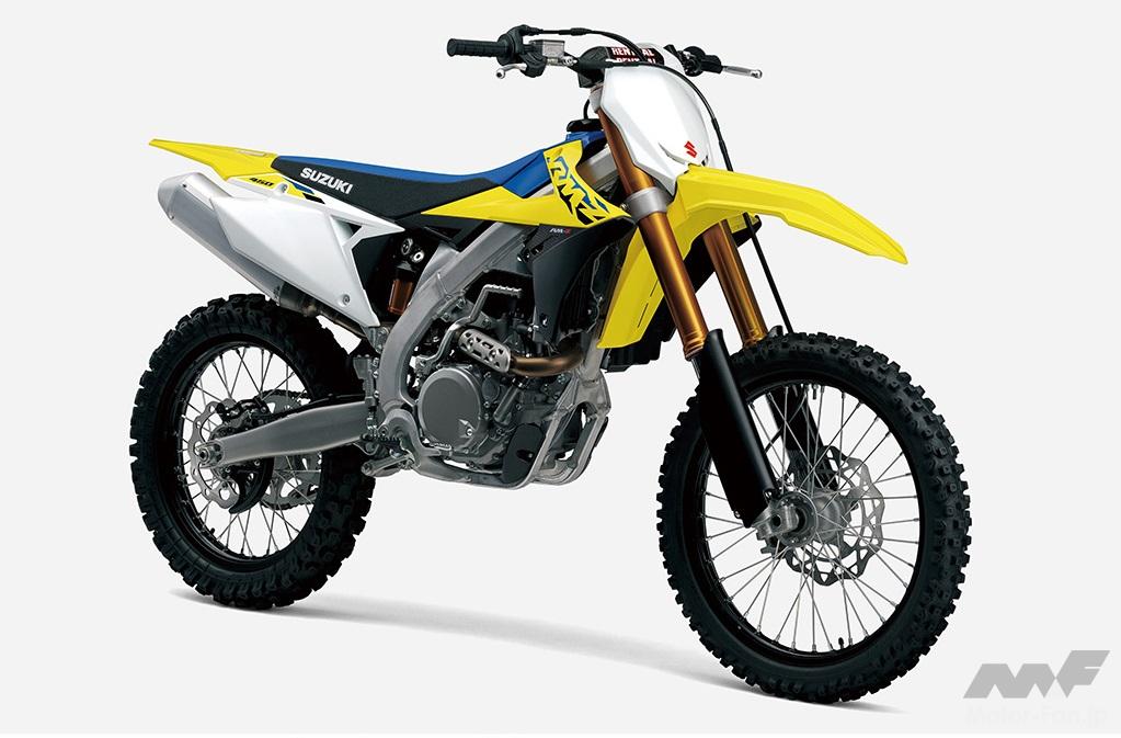 スズキ、4ストローク249㎤モトクロッサー 「RM-Z250」の2024年