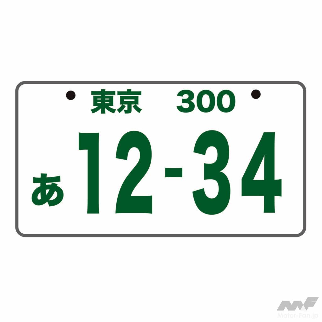 バイクの希望ナンバー制