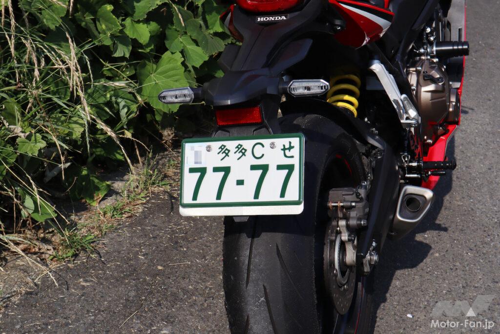 バイクの希望ナンバー制