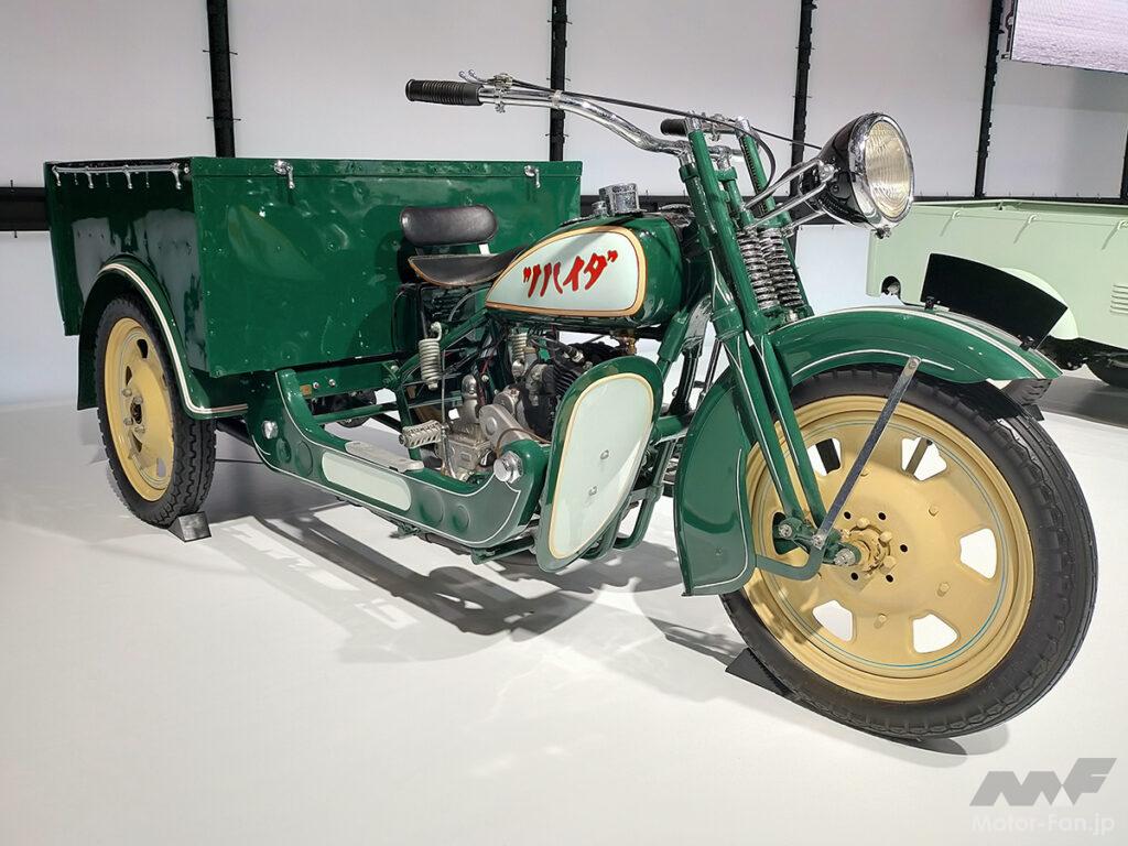実用性を重視した三輪バイクの元祖、最大積載量は400kg！ダイハツが
