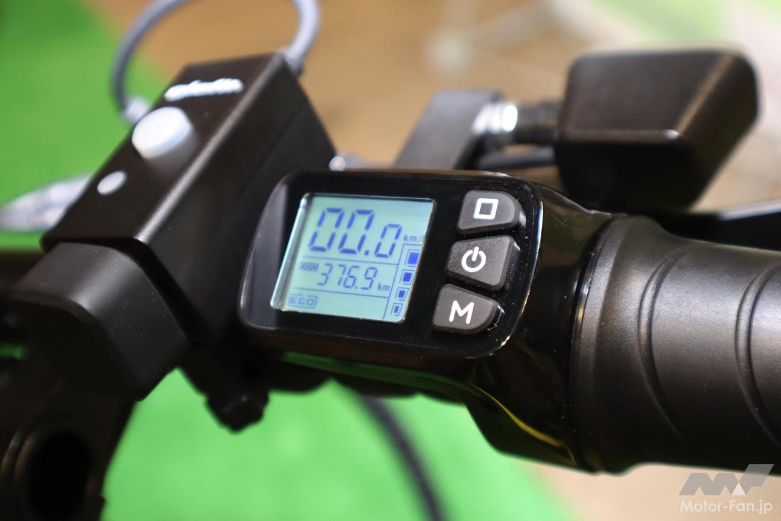 原付と自転車に早変わりする電動モペット