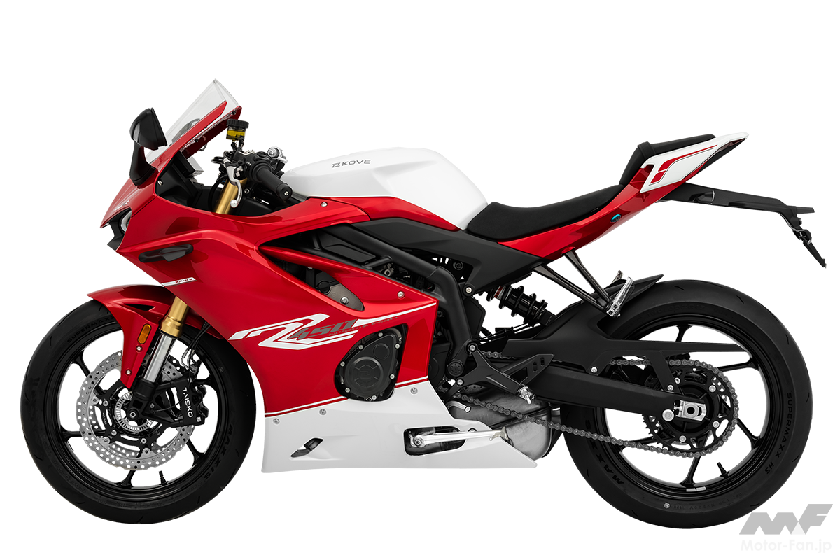 カワサキNinja ZX-4Rの対抗馬!? 中国のKOVEが並列4気筒マルチ