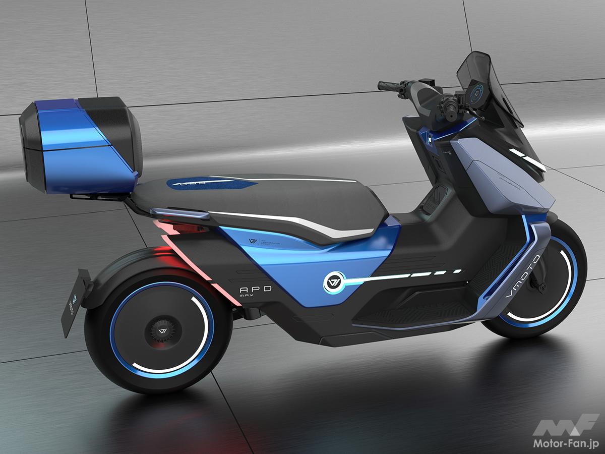 究極の空力特性”を追求した電動スクーターはこんなカタチです。｜Vmoto