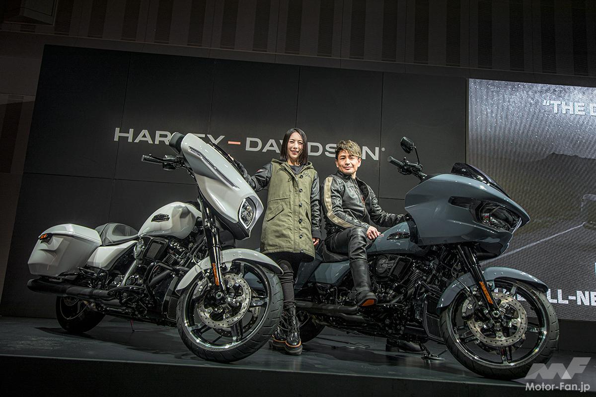 ハーレーオーナーの元格闘家・魔裟斗さん。妻の矢沢心さんと新型