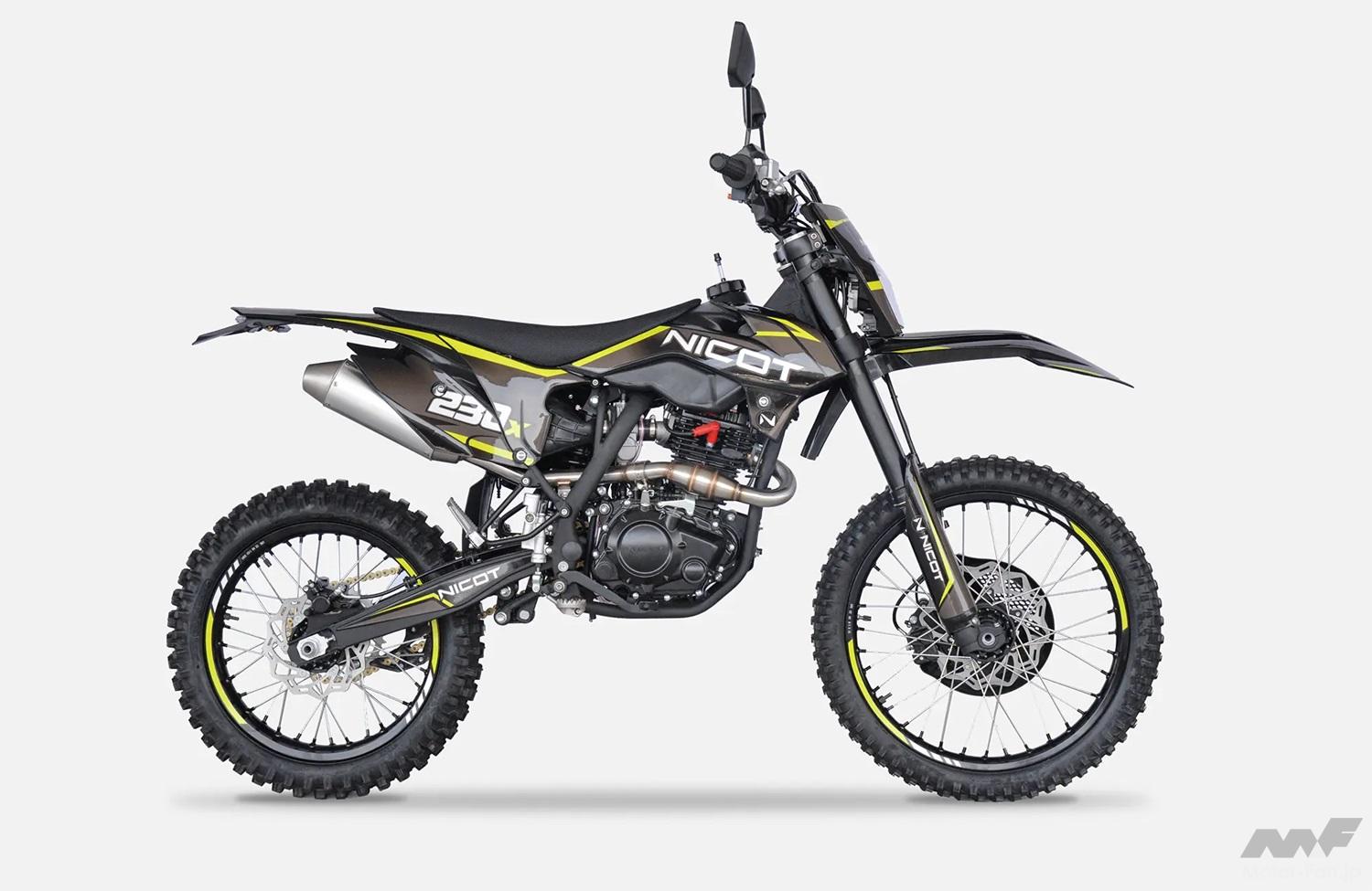 モータリストから手軽にオフロードが楽しめるバイク！「ニコット・モト