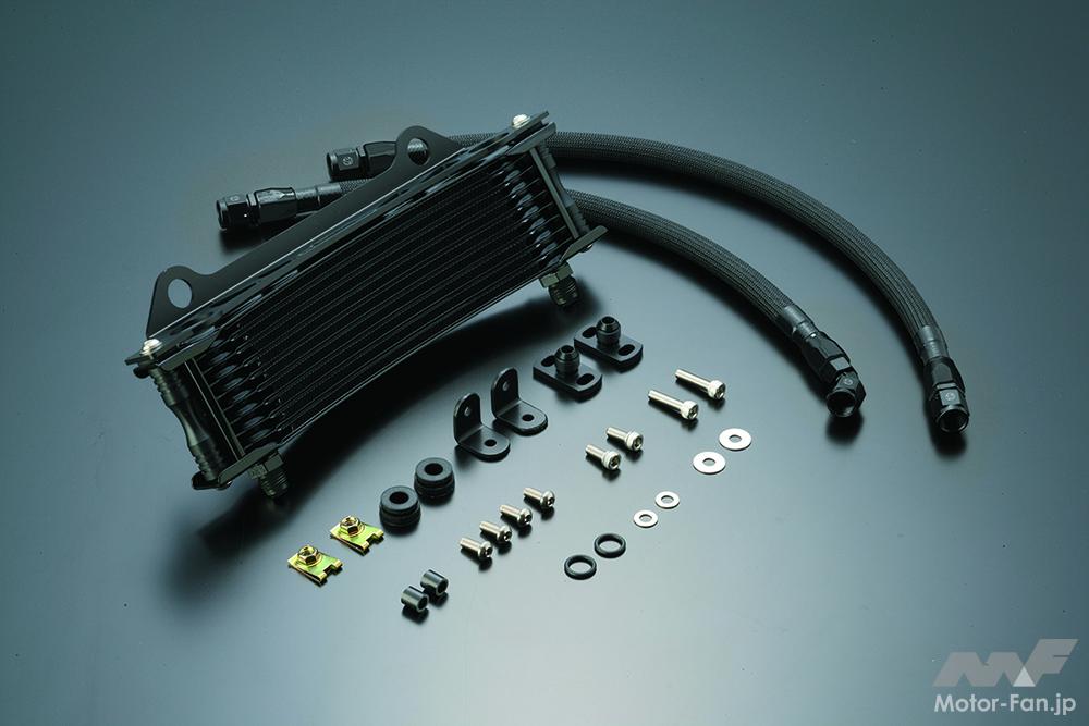 オイルライン取り出しやマウントステーをオール車種専用設計