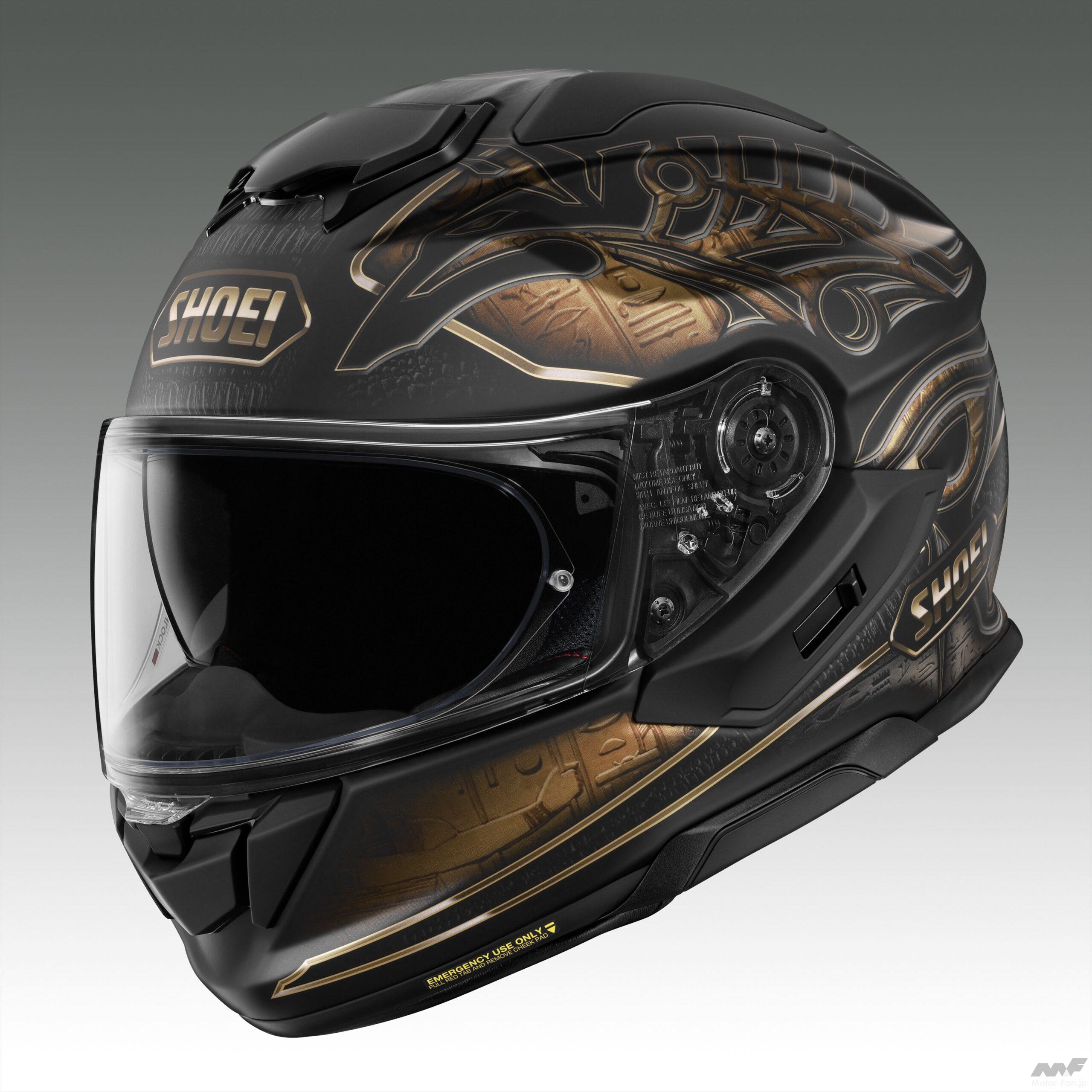 古代エジプト文明!? ｜SHOEI ツーリングフルフェイス「GT-Air3」に新柄