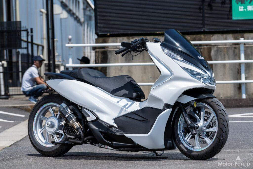 ホンダPCXをモノショック化！ 前後タイヤは＋20mmでスリム＆ギュッと