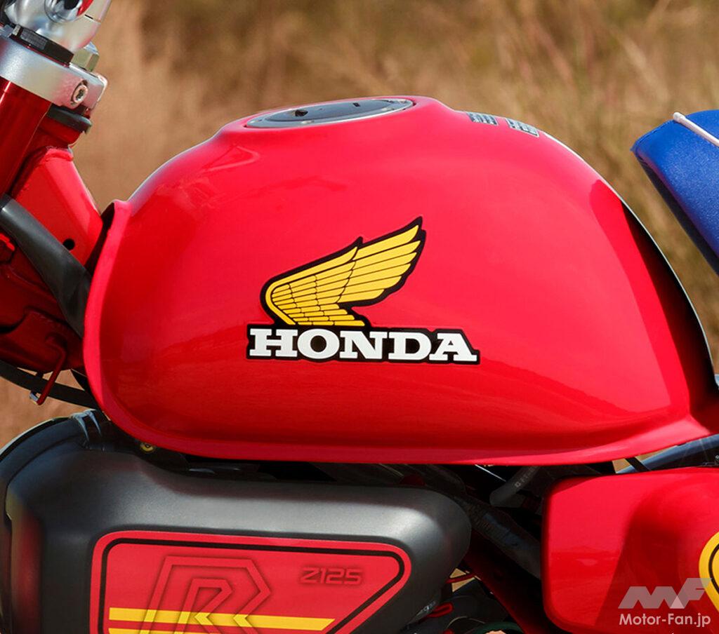 これは1980年代の色。「モンキーZ125Rスペシャルエディション」がタイ