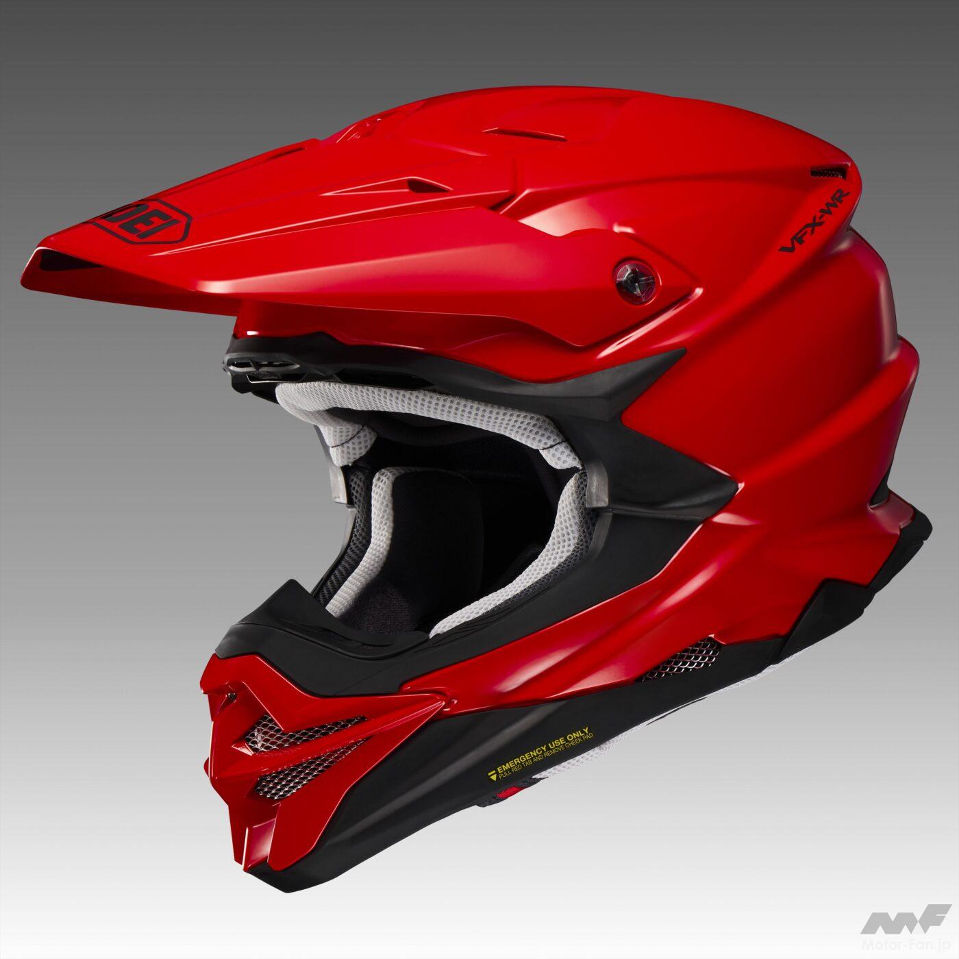 SHOEI VFX-WR オフロード用ヘルメット 白　オレンジ　ゴーグル2個付 SHOEI VFX-WR オフロード用ヘルメット 白 オレンジ ゴーグル2個