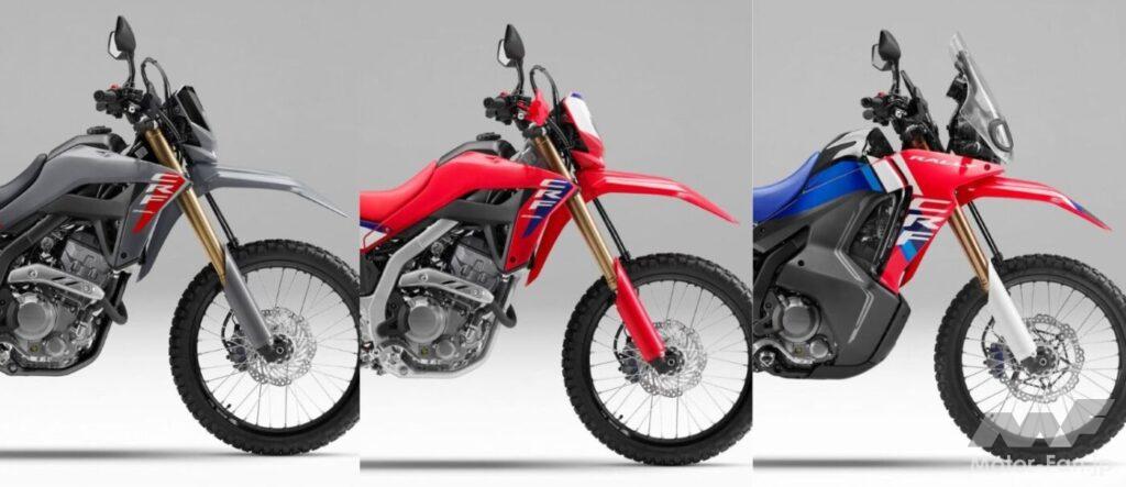 HONDA CRF250L黒/赤 ストライプデザイン HONDA CRF250L黒/赤 ストライプデザイン CRF250 RALLY
