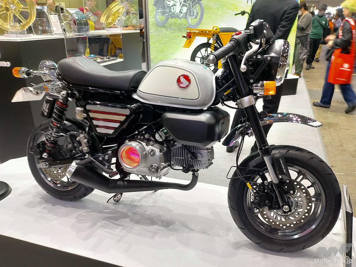 ホンダ モンキー125をレトロなカフェレーサーにカスタマイズ！ 稀有な