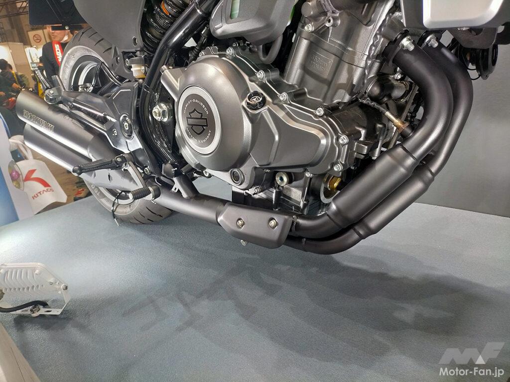 モリワキ初のハーレーダビッドソン用マフラー！ 350cc中型免許モデル