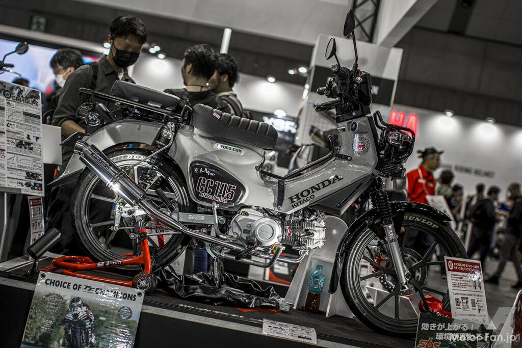 後輪出力11馬力のすごいクロスカブ110。キタコのキットは124cc版