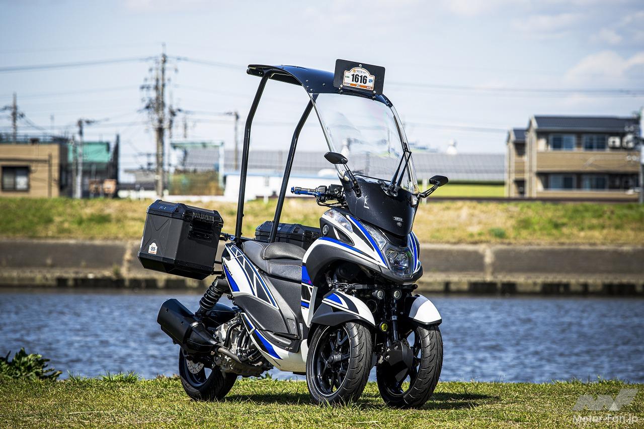 ホイールベースがちょっと長め、ヤマハ・トリシティ250!? XMAX