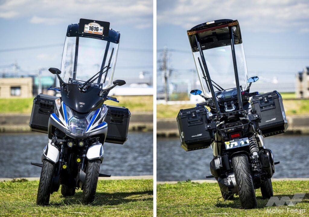 ホイールベースがちょっと長め、ヤマハ・トリシティ250!? XMAXエンジン