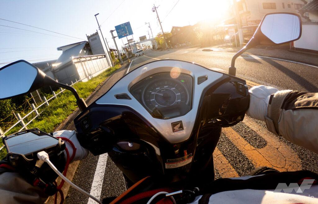 AFORIDER ホンダ LEAD125 東海道 ガス欠 高橋克也