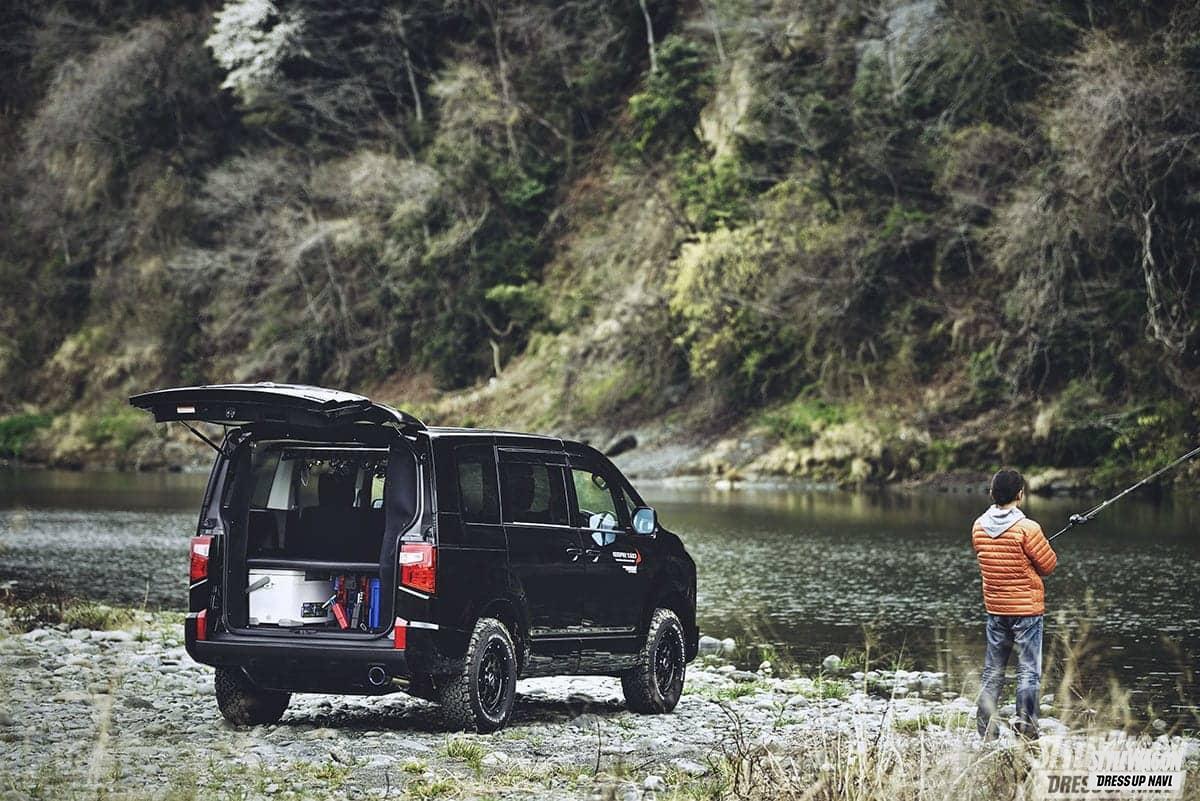 三菱デリカd 5 車中泊 釣り仕様 タイヤ ホイールの次のカスタムは コルトスピード流 コンプリートカー カスタム スタイルワゴン ドレスアップナビ