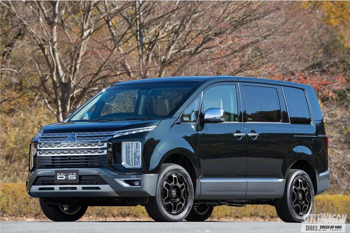 オフ系カスタムでも大口径化！【三菱・デリカD:5】アップスタイルに