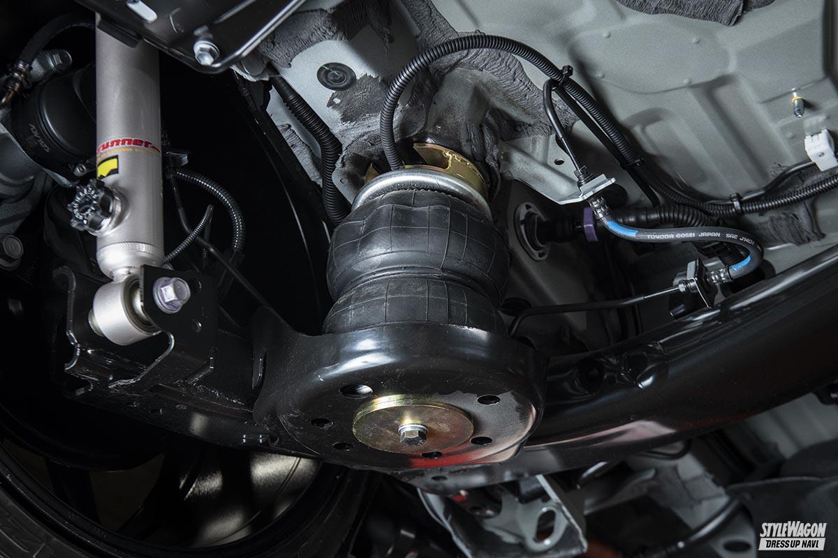 新型いきなりのシャコタン仕様！ エアサスってやっぱり便利だった