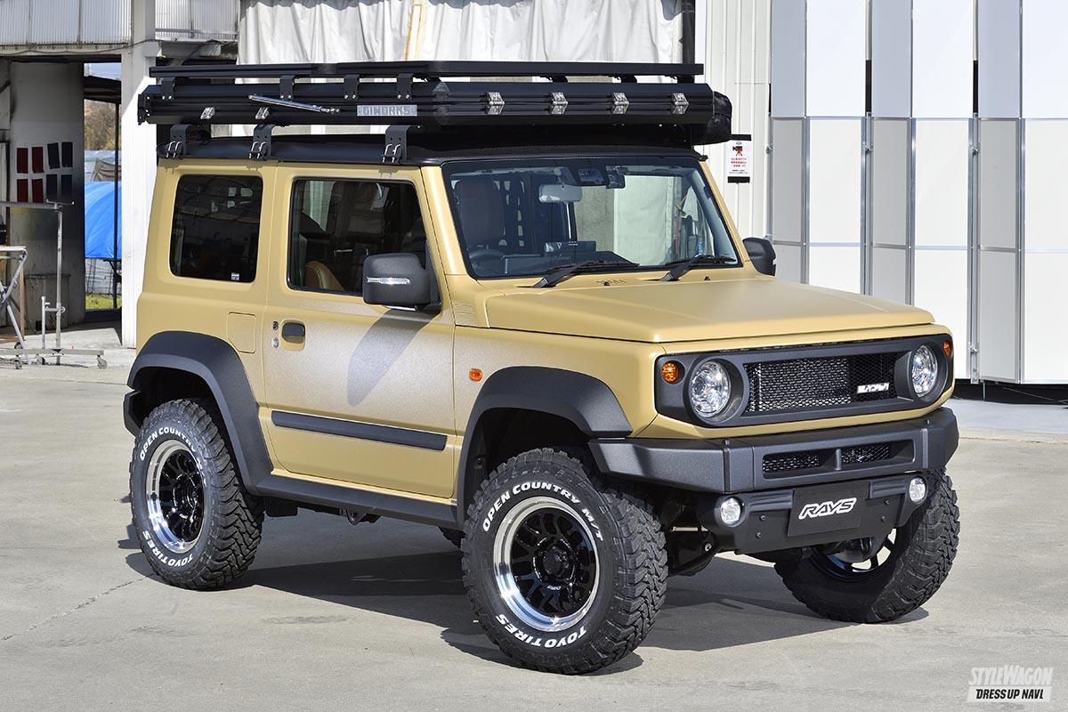 shi①ジムニー　ジープ　ホイール7Jx15-10 シエラ NITROPOWER M10 PERSHING J × ジムニーシエラ … @response_jp