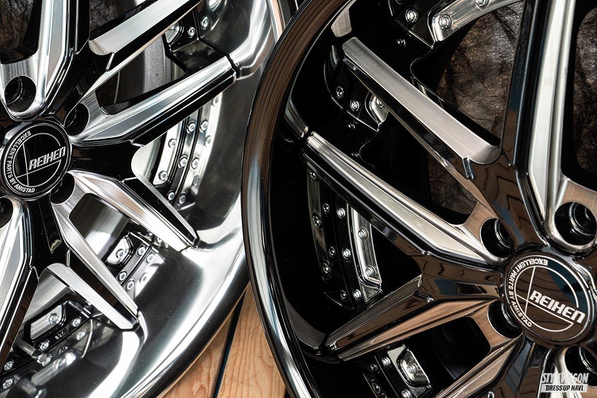 20インチ 5H100 9.5J+ 5穴 アミスタット ライエンT025 ホイール 4本 1台分セット Amistad REIHEN T025 カットラインブラック 20インチ 5H100 8.5J+ 5穴 アミスタット ライエンT025 ホイール 4本 1台分