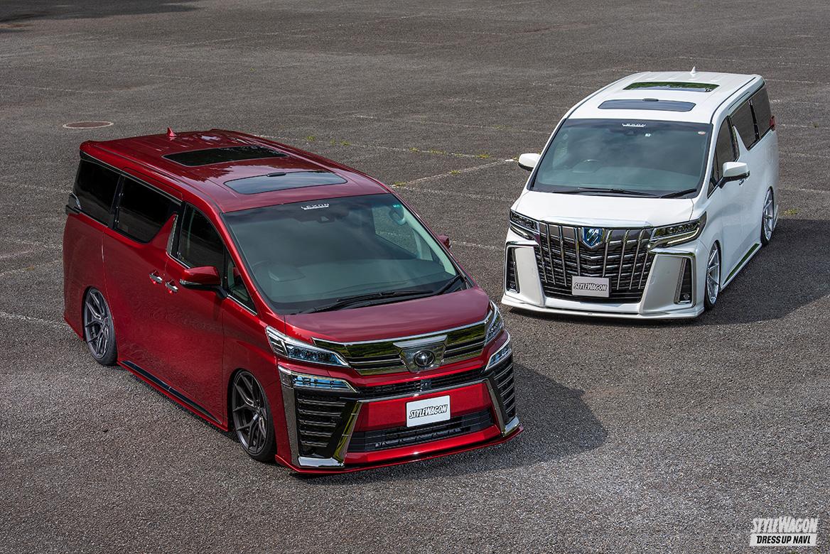 スポーツ路線の【30トヨタ・ヴェルファイア】、ラグ路線の【30トヨタ