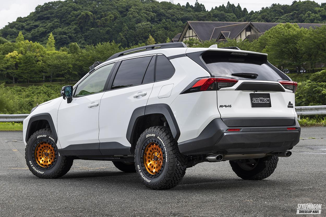 ジョリーロジャーズ ルーフマウントブラケットライトバー RAV4 RAV4 50系 ルーフライトバーマウント×LEDライトバー Bタイプ