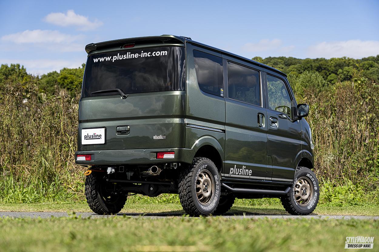 17系エブリイをイマドキなアゲスタイルに！ プラスラインの