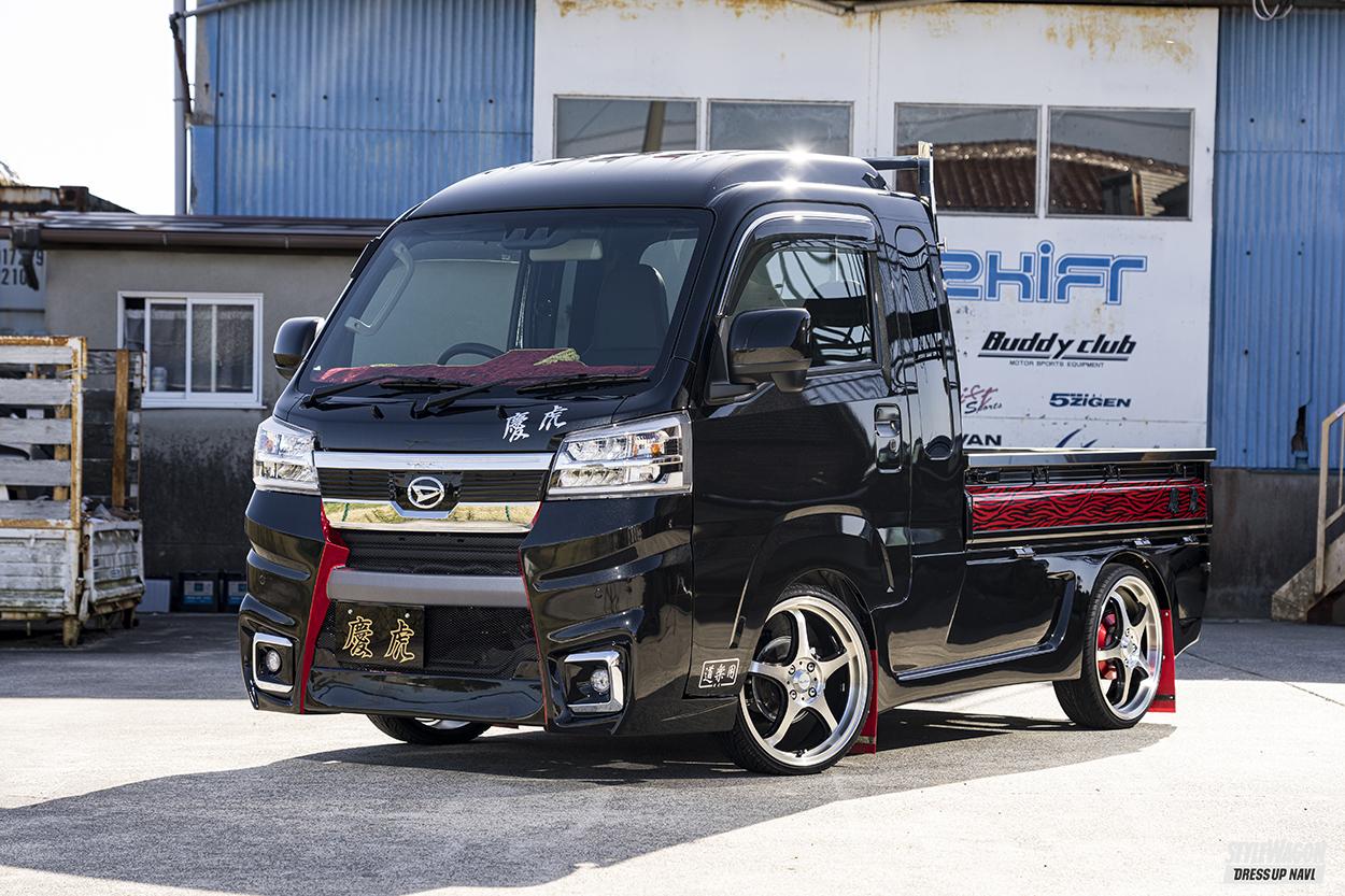 ▼Kei Zone 軽トラ ミニキャブトラック DS16T (〜H29/11) 慶虎 エアロ3点SET(Ver.2) ▽Kei Zone 軽トラ ミニキャブトラック DS16T (H29⁄11～) 慶虎 エアロ3