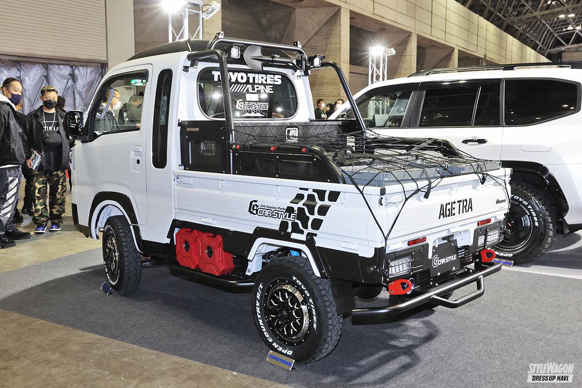 カスタムエディション　軽四　軽トラ　エブリイ　ハイゼット CAR STYLE AGETRA CRUISER BLACK🖤 #agetra #minipickup