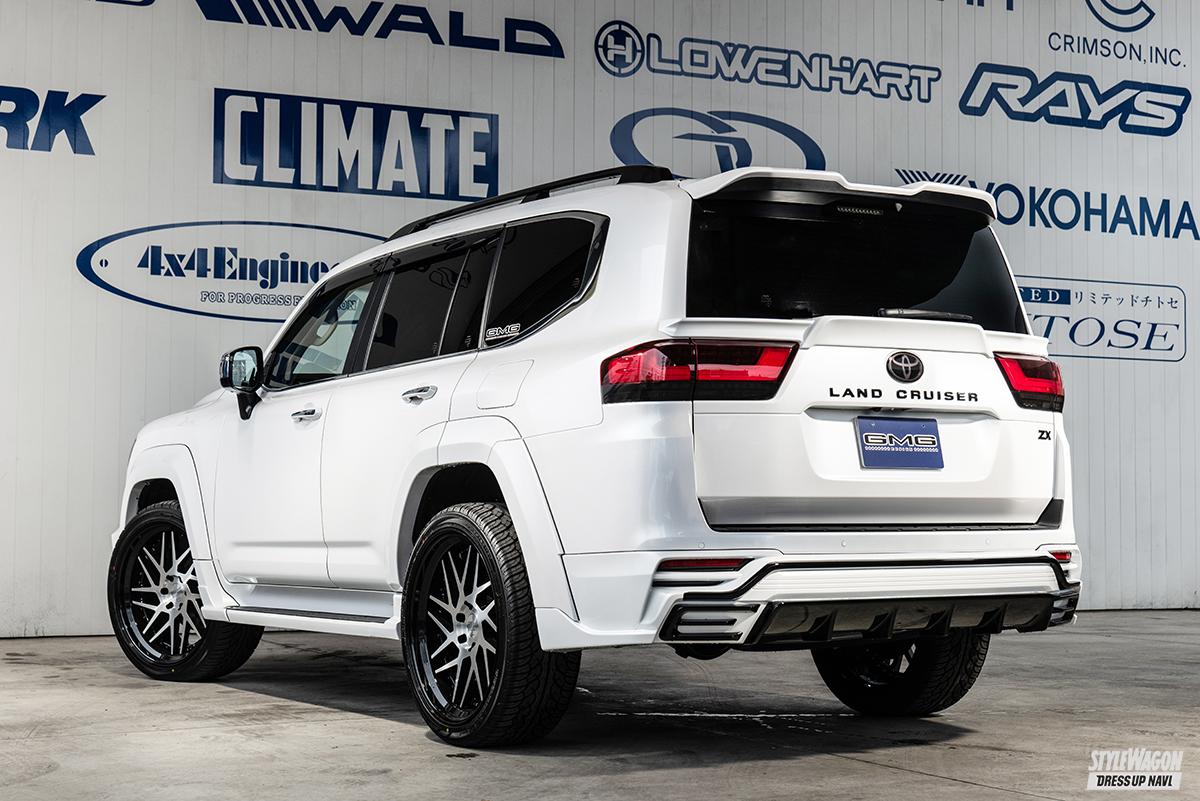 複雑な面構成のボディキットがランドクルーザーの個性をアップ！ 【GMG