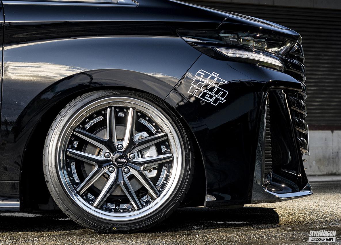 アミスタット ライエン T025 10.0-20 ホイール1本 REIHEN T025 深リム 美品 バリ溝アミスタット ライエン T025 20in 8.5J +25