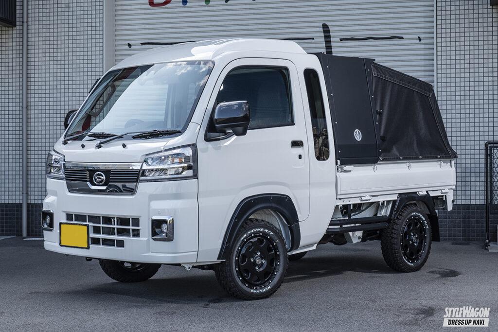 ハイゼットに長尺物なら！ GTウイングみたいで機能的なこのヤグラ