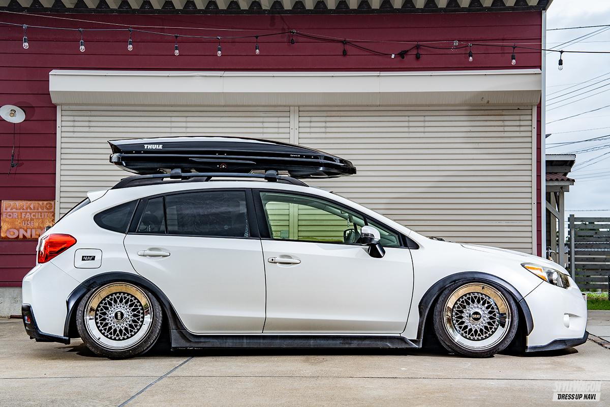 XVの樹脂フェンダーにリム被りセットアップがキマる！ USDMを追求した