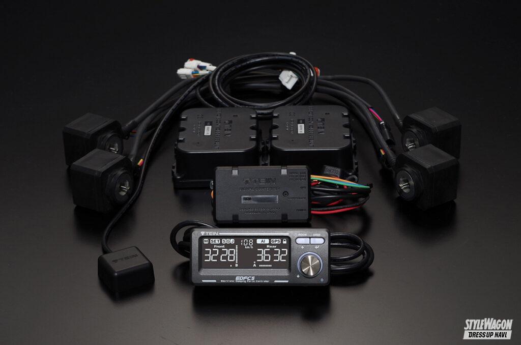 TEIN テイン車高調 RX1 with EDFC5 クラウン アスリート 2.5ATHLETE, 2.5ATHLETE NAVI PACKAGE GRS200 H20.02-H24.12 [FR] ⁄fujico⁄cabinet⁄parts⁄tein_edfc_kit.j